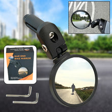 Bar End Bike Mirror: 360° Rotatable & Foldable (1 Pc)