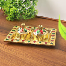 Rakasha Bandhan Special Puja Thali, Kumkum Thali Holder, Pooja Return Gift, Indian Housewarming Gifts, Brother / Bhai / Bhabhi / Sister / Family   for Rakshabandhan, Diwali