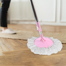 Home Cleaning Stainless Steel 360° Rotating Pole - Microfiber Mop with Adjustable Rod Stick Mix Color)