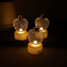 Decorative Apple Shape LED Tealight Candles (12 Pc)