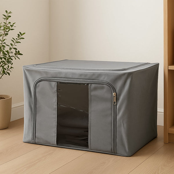 Storage Box with Lid, With Window (50×40 Cm / 1 Pc)