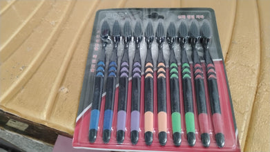 Soft Toothbrush With Plastic Round Box for Men and Women, Kids, Adults Plastic Toothbrush (10 pcs Set)