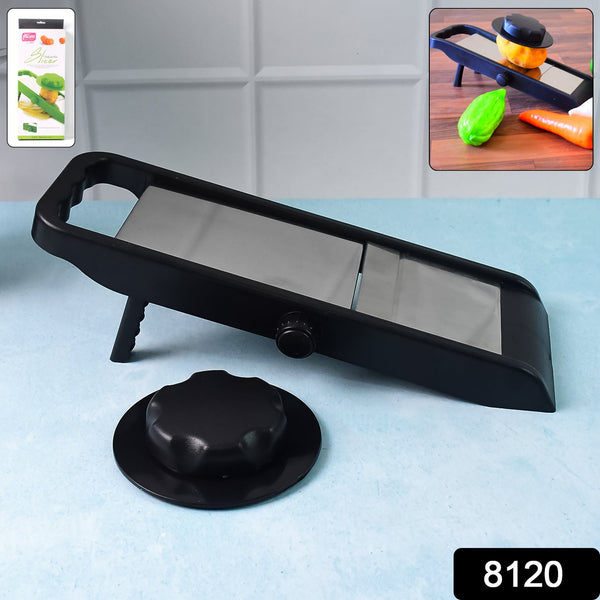 Supermom Adjustable Plastic Slicer, 1-Piece, Black / Silver